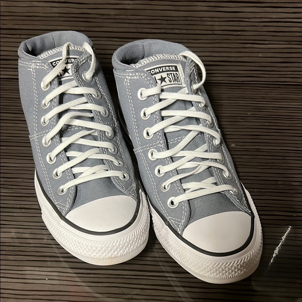 Converse Dusty Blue High-Top Sneakers